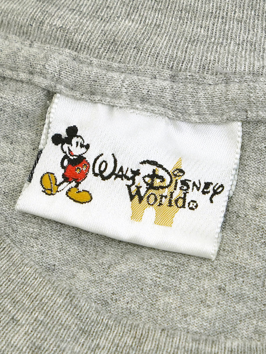 90'S～ WALT DISNEY WORLD ''YIHG-YANG'' T SHIRT GREY (APPROX.MEDIUM)