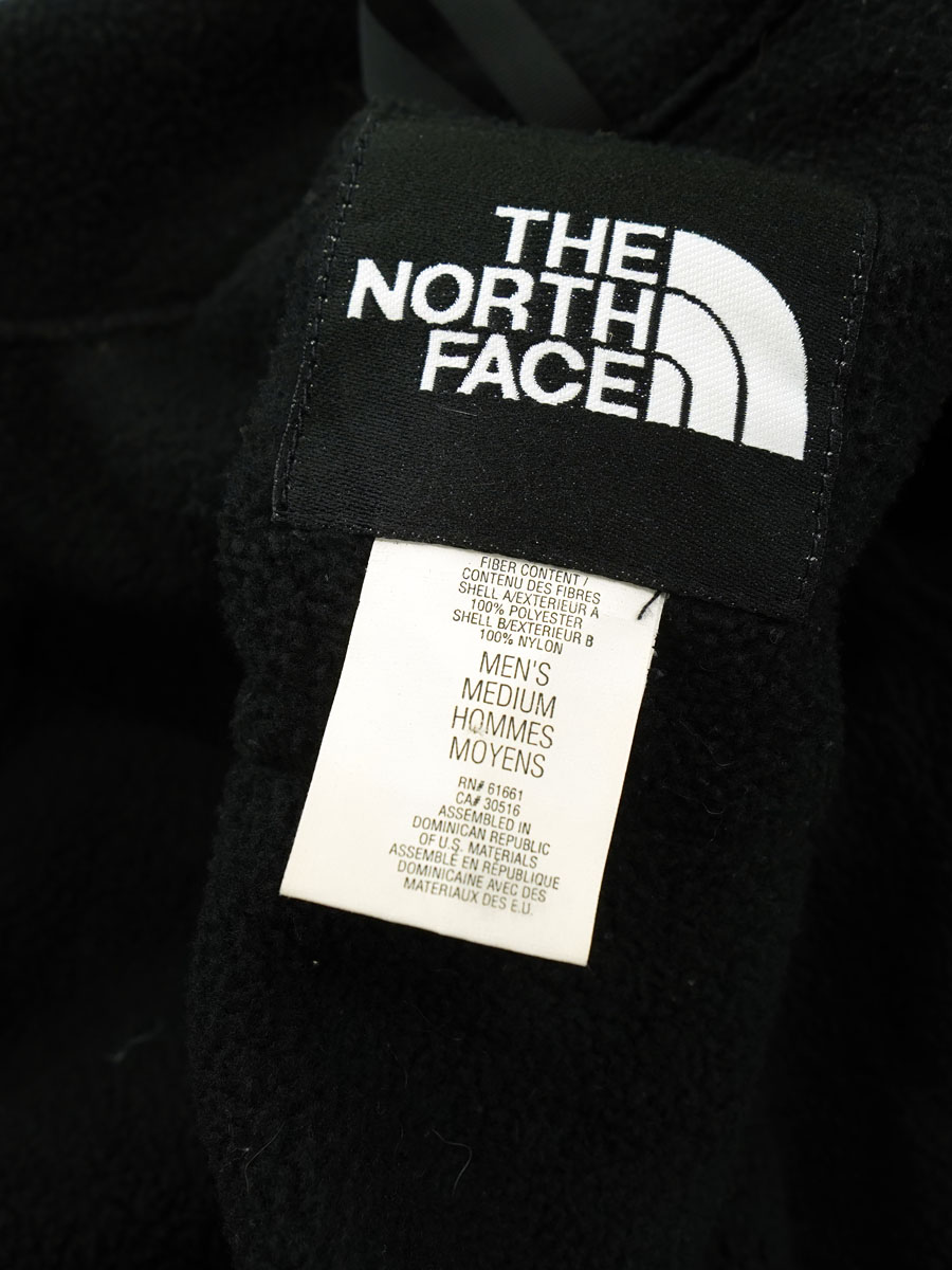 90's～ THE NORTH FACE ''DENALI'' フリースJKT 黒×黒 表記(M)
