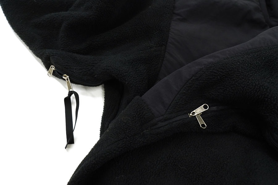 90's～ THE NORTH FACE ''DENALI'' フリースJKT 黒×黒 表記(M)