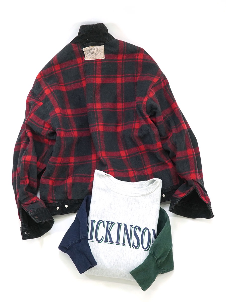 90's 刺繍タグ チャンピオンRW ''DICKINSON'' マルチカラー 表記(XL) USA製
