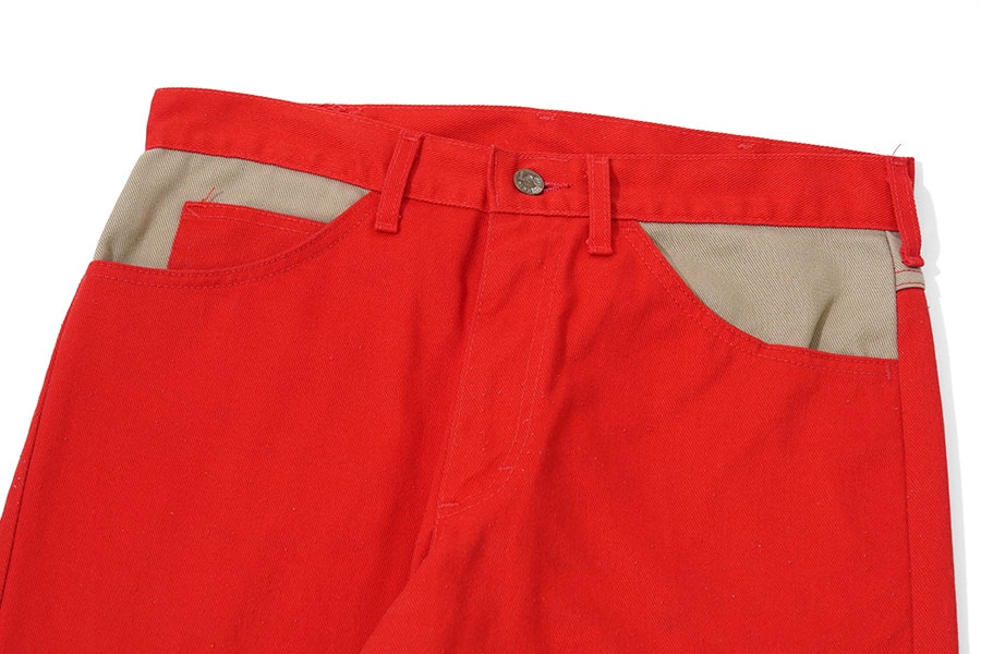 80'S LEE 200-5867 TOW-TONE TWILL JEANS (SIZE.W32 L32) MADE IN USA