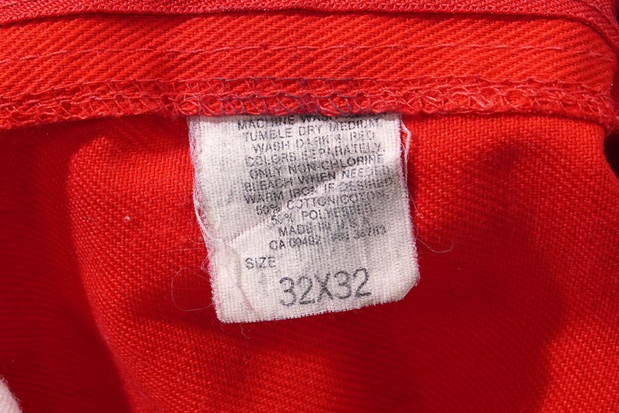 80'S LEE 200-5867 TOW-TONE TWILL JEANS (SIZE.W32 L32) MADE IN USA