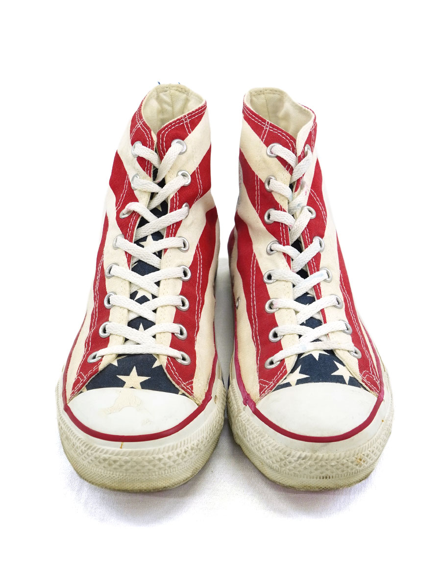 90's コンバース オールスターHI 星条旗 表記(10) USA製