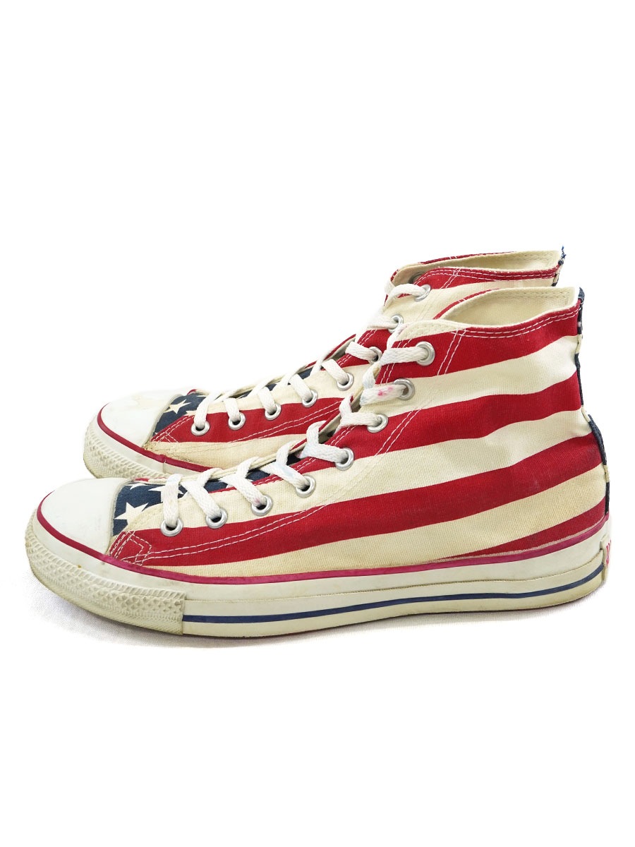 90's コンバース オールスターHI 星条旗 表記(10) USA製