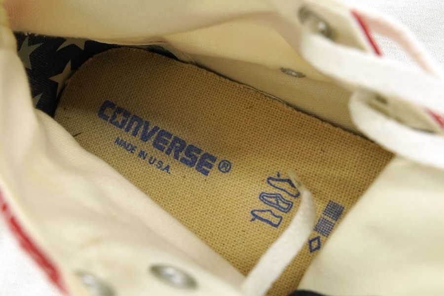 90's コンバース オールスターHI 星条旗 表記(10) USA製