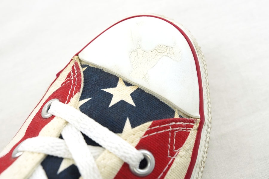 90's コンバース オールスターHI 星条旗 表記(10) USA製