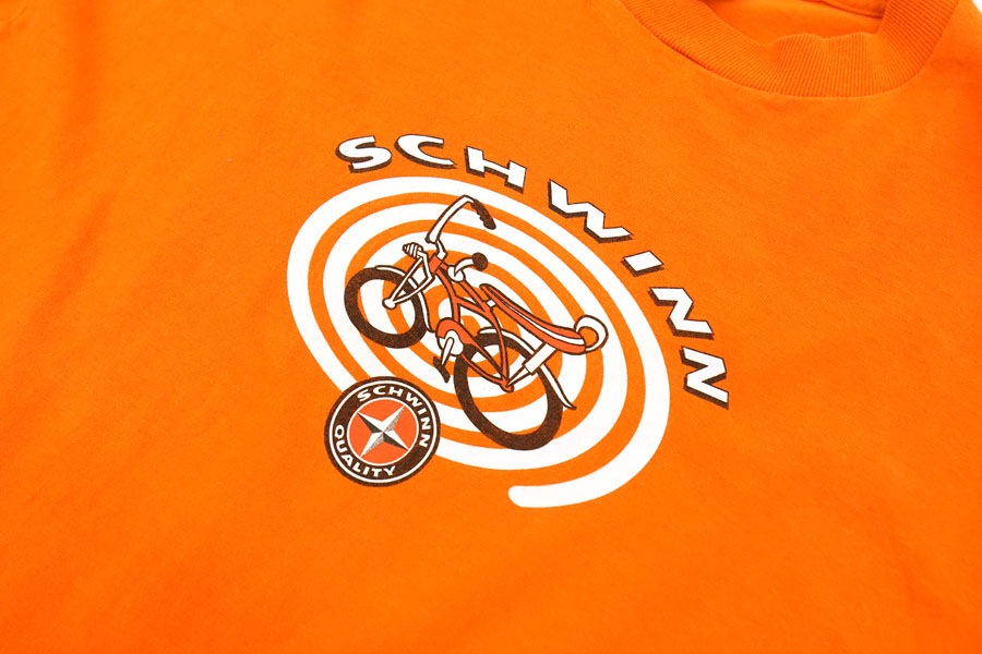 90's FRUIT OF THE LOOM ''SCHWINN STING-RAY'' バイシクル 両面プリントTシャツ 表記(XL)