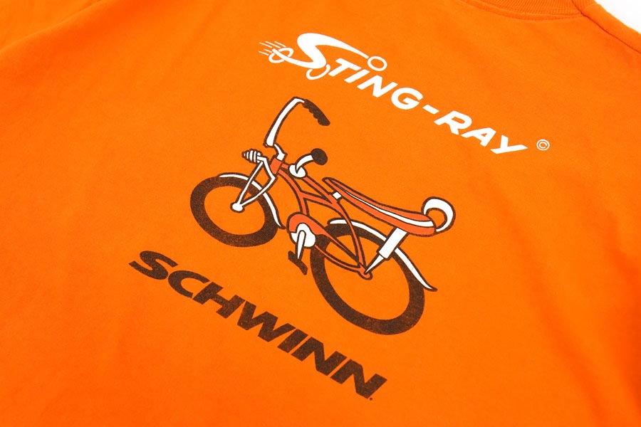 90's FRUIT OF THE LOOM ''SCHWINN STING-RAY'' バイシクル 両面プリントTシャツ 表記(XL)