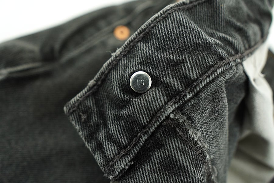 90'S LEVI'S 550 BLACK JEANS (SIZE.W34 L30) 