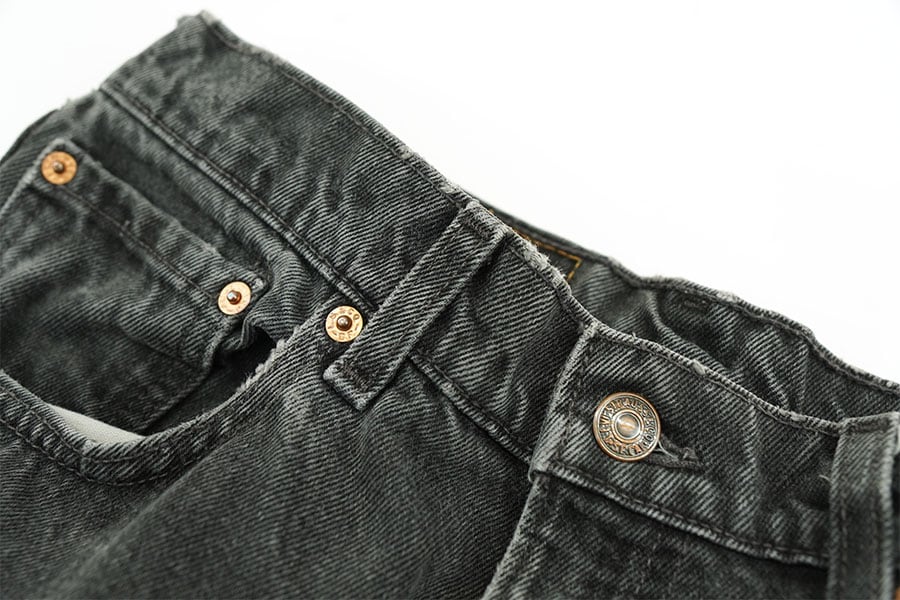 90'S LEVI'S 550 BLACK JEANS (SIZE.W34 L30) 