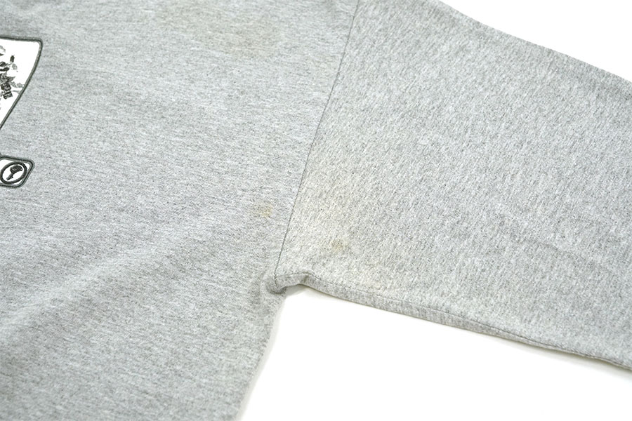 90's NHS ''SANTA CRUZ SNOWBOARDS'' ロングスリーブTシャツ グレー 表記(L) USA製