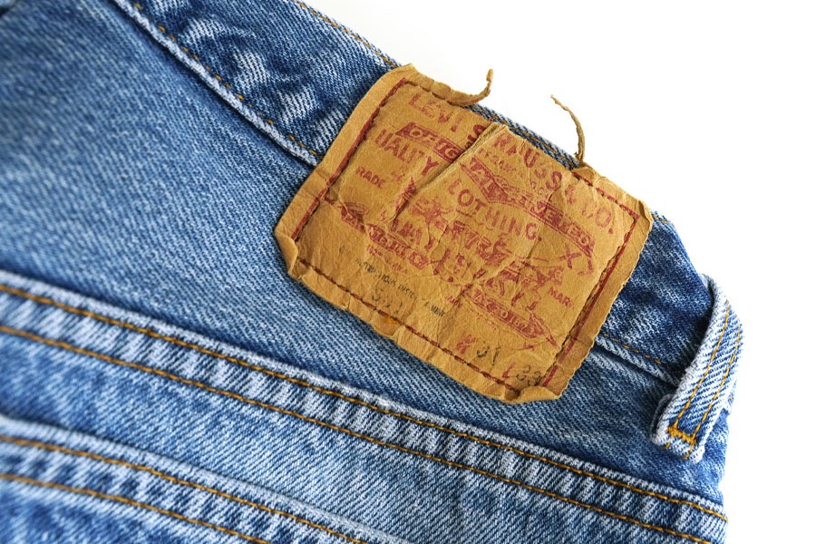 90's Levi's 501 デニムパンツ ヒゲ落ち 実寸(30x30) USA製 イレギュラー