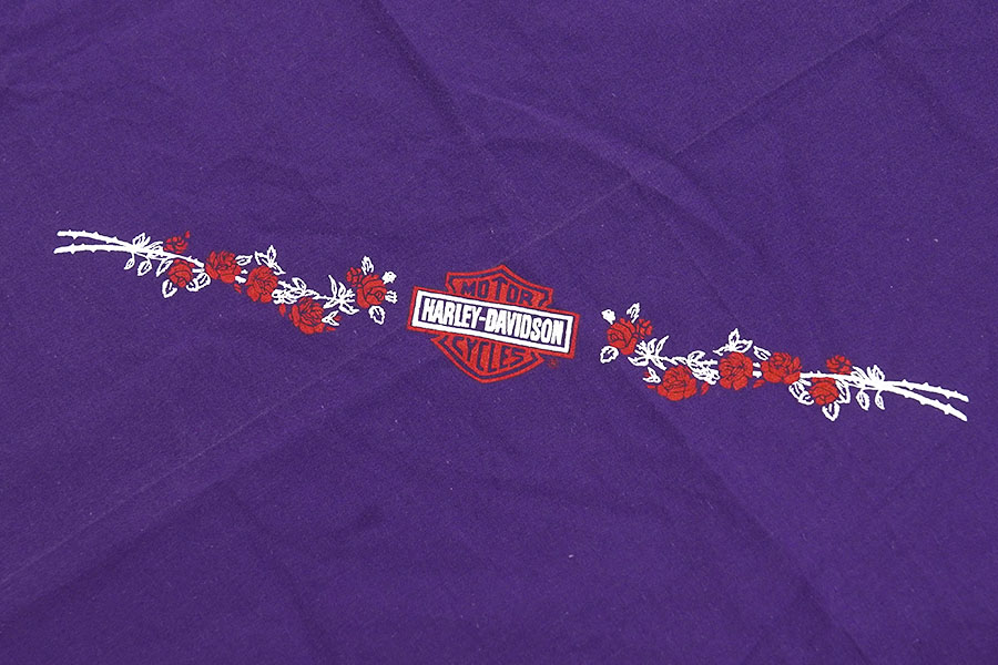 80's～ HARLEY-DAVIDSON バンダナ パープル