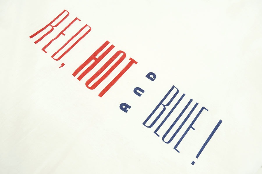 90's ESTEE LAUDER エスティローダー ''RED, HOT AND BLUE !'' Tシャツ 表記(ONE SIZE) USA製