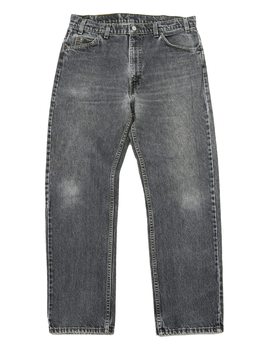 90's Levi's 505 先染めブラック デニムパンツ 表記(36x30) USA製