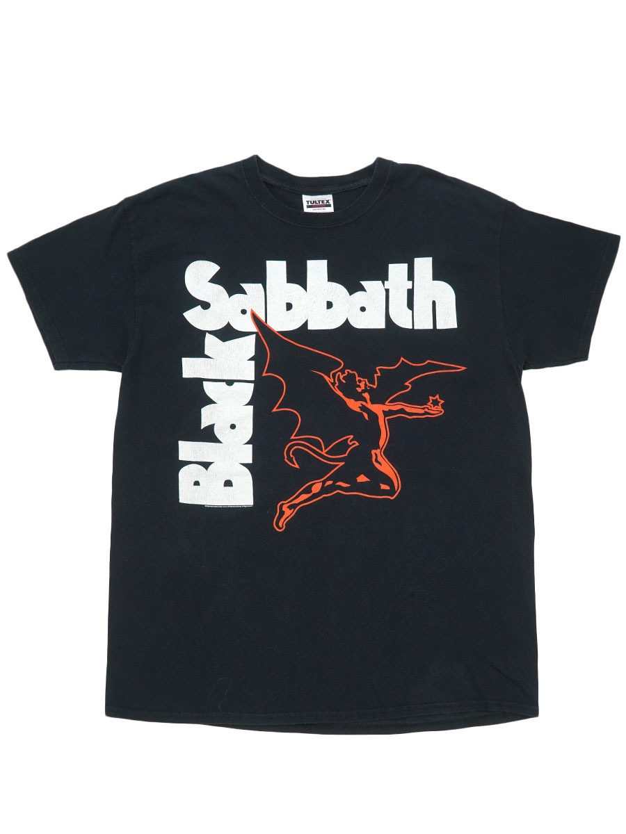 00's TULTEX ''ブラック・サバス'' バンドTシャツ ブラック 表記(L)