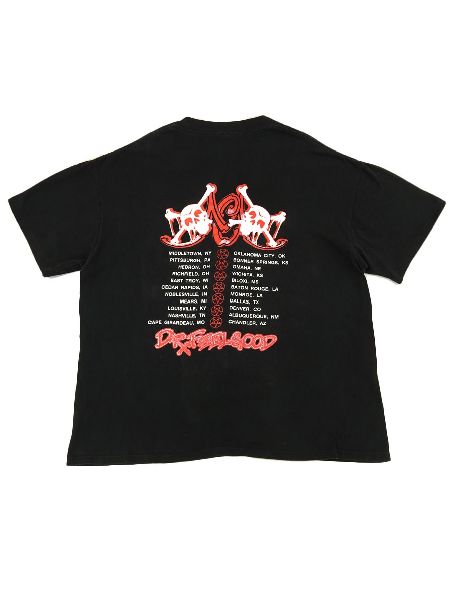 90's BROCKUM モトリー・クルー ''DR.FEELGOOD'' ツアーTシャツ 表記(XL) USA製