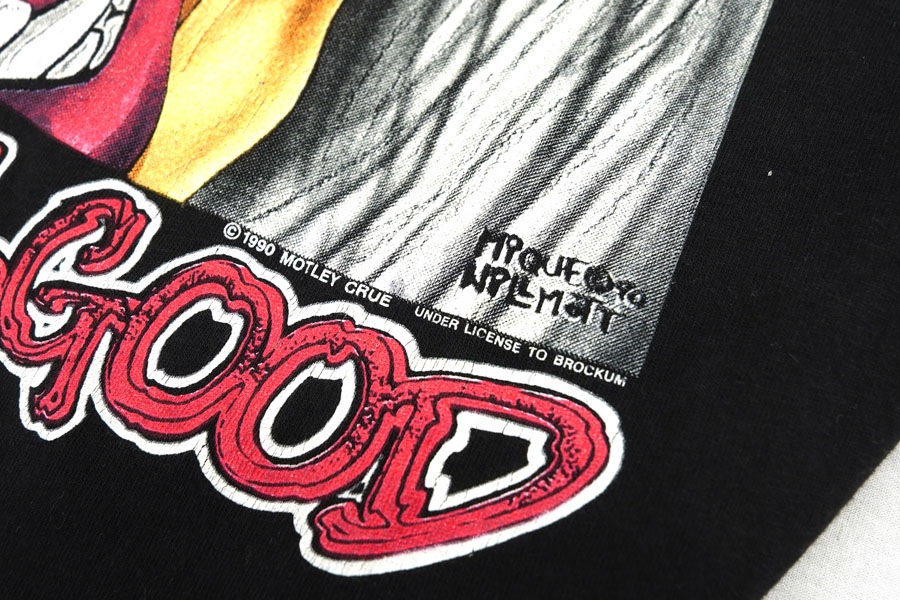 90's BROCKUM モトリー・クルー ''DR.FEELGOOD'' ツアーTシャツ 表記(XL) USA製