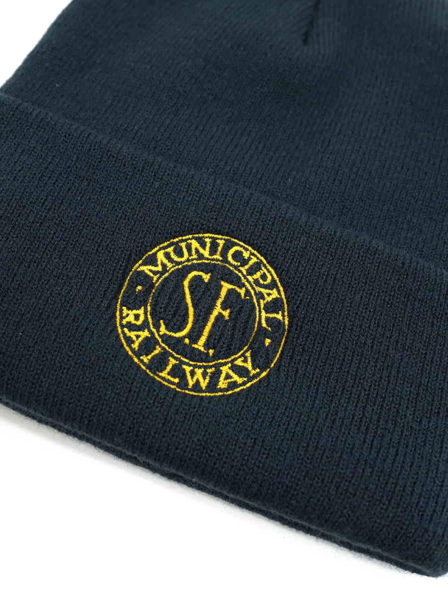 ''SF MUNI'' ビーニー ネイビー NOS 