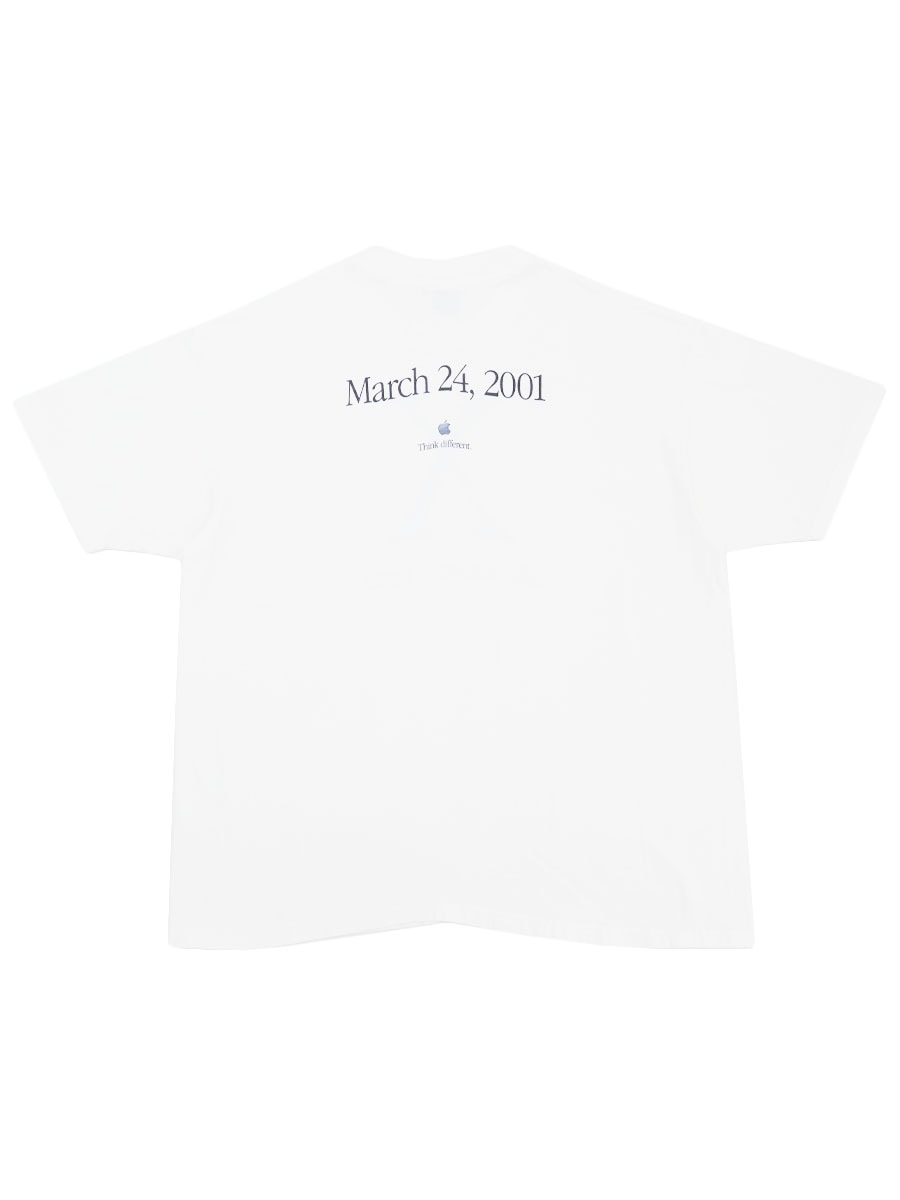 00's Hanes Apple ''Mac OS X'' 両面プリント Tシャツ ホワイト 表記(XL)