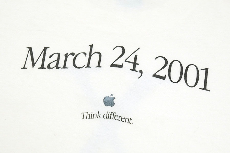 00's Hanes Apple ''Mac OS X'' 両面プリント Tシャツ ホワイト 表記(XL)