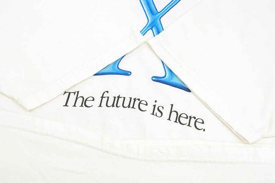00's Hanes Apple ''Mac OS X'' 両面プリント Tシャツ ホワイト 表記(XL)