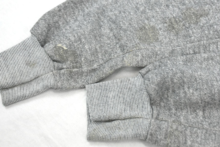 70's～ TULTEX ハーフジップ 2トーン スウェットパーカ 表記(L) USA製