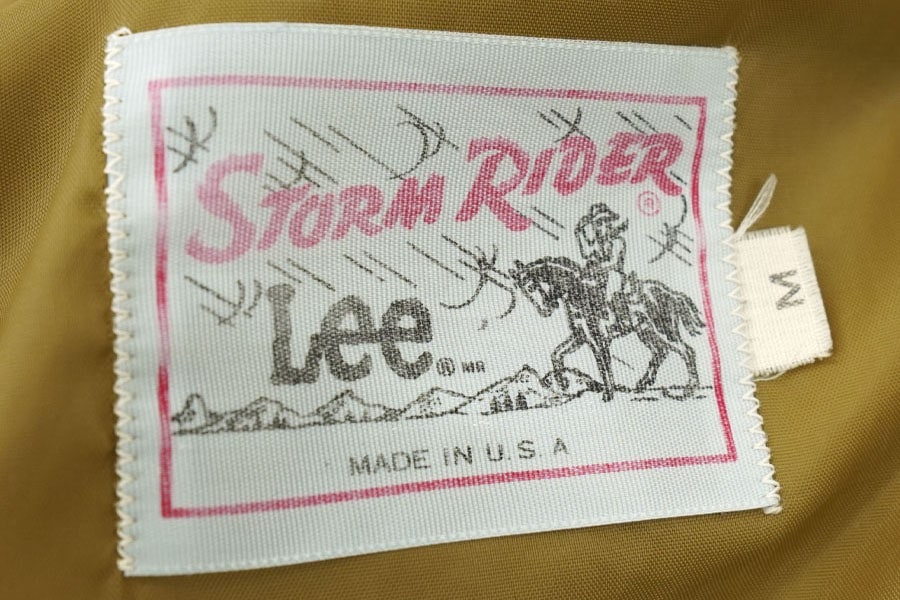 70's Lee STORM RIDER 中綿ベスト カーキ 表記(M) ASIS