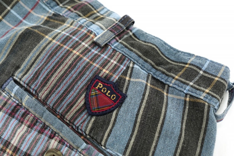 80'S RALPH LAUREN THE CLASSIC GOLF SHORT (SIZE. 34) MADE IN USA 