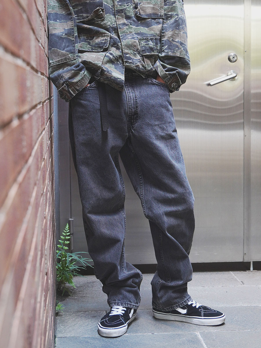 90's LEVI'S 550 ブラックデニムパンツ 表記(W34 L32) USA製