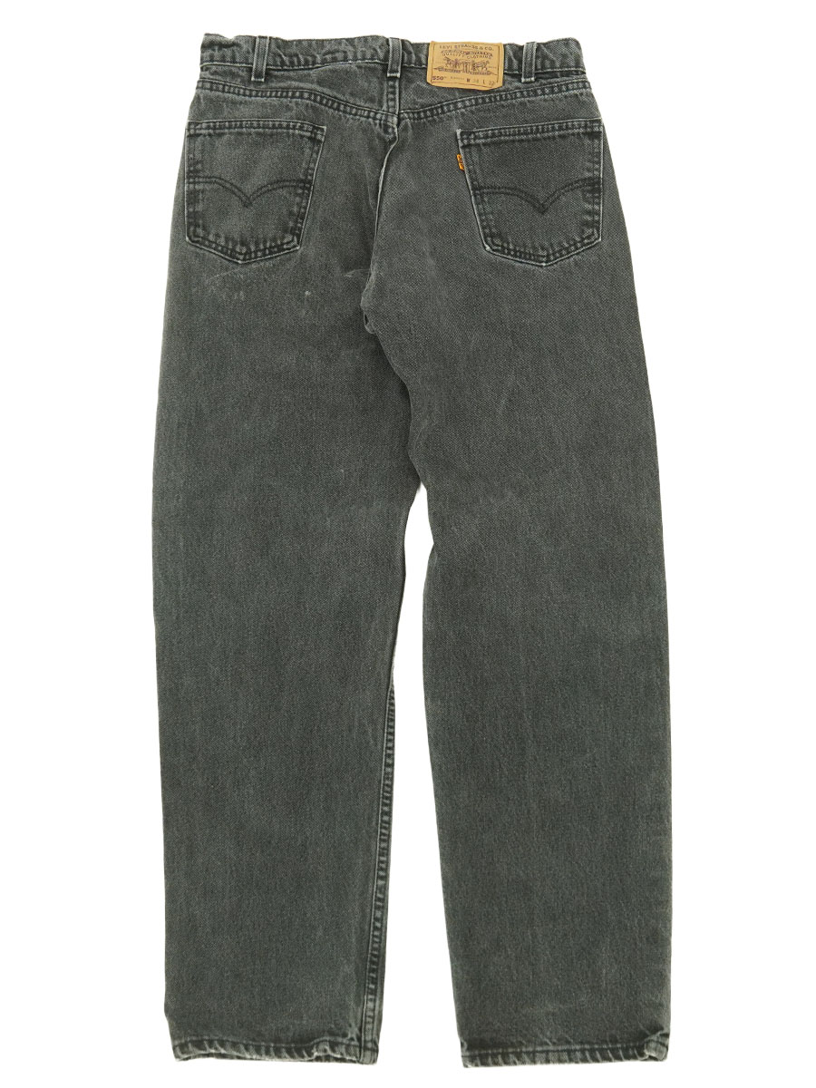 90's LEVI'S 550 ブラックデニムパンツ 表記(W34 L32) USA製