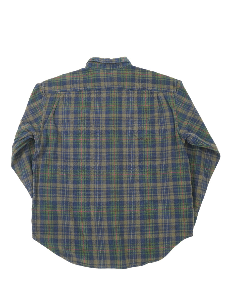 90's OLD GAP 好配色チェック フランネルシャツ 表記(XL) 