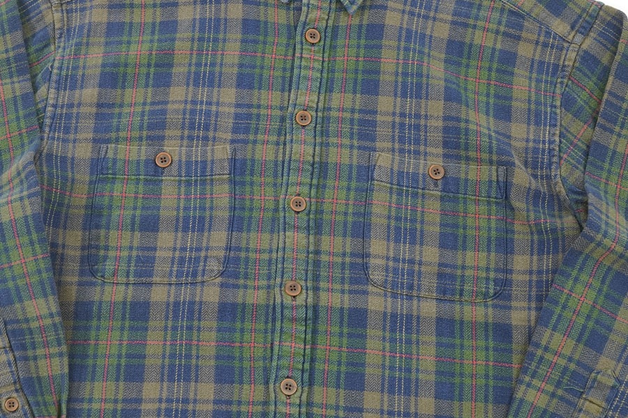 90's OLD GAP 好配色チェック フランネルシャツ 表記(XL) 