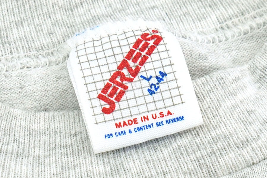 80's JERZEES ''MICKEY MOUSE'' Tシャツ グレー 表記(L) USA製
