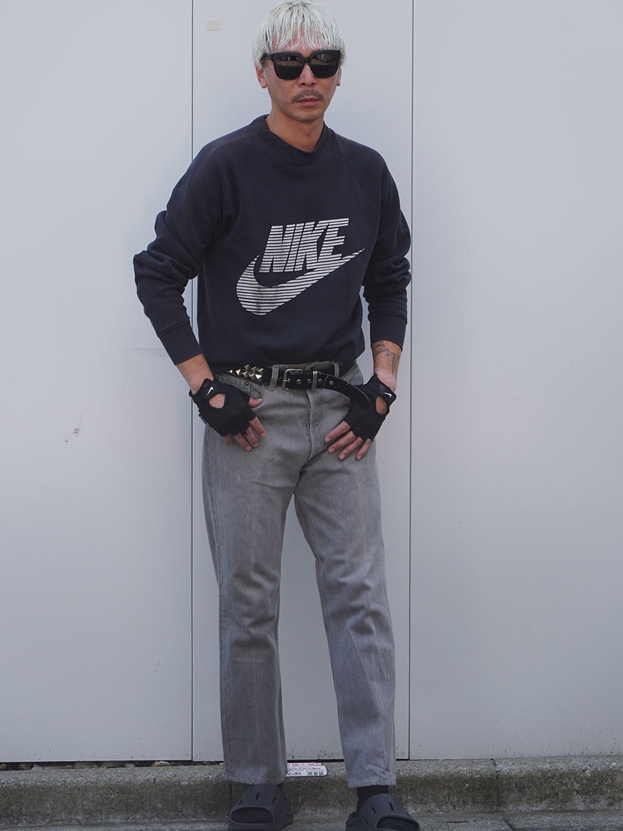 90's LEVI'S 501 オリジナル カラーデニムパンツ グレー 表記(W34xL30) USA製