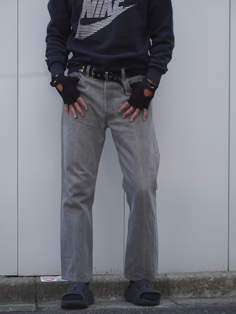 90's LEVI'S 501 オリジナル カラーデニムパンツ グレー 表記(W34xL30) USA製