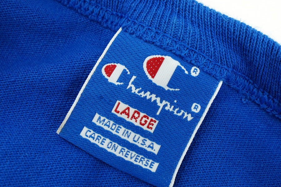 90's チャンピオン スクリプトロゴ L/S Tシャツ 表記(L) USA製