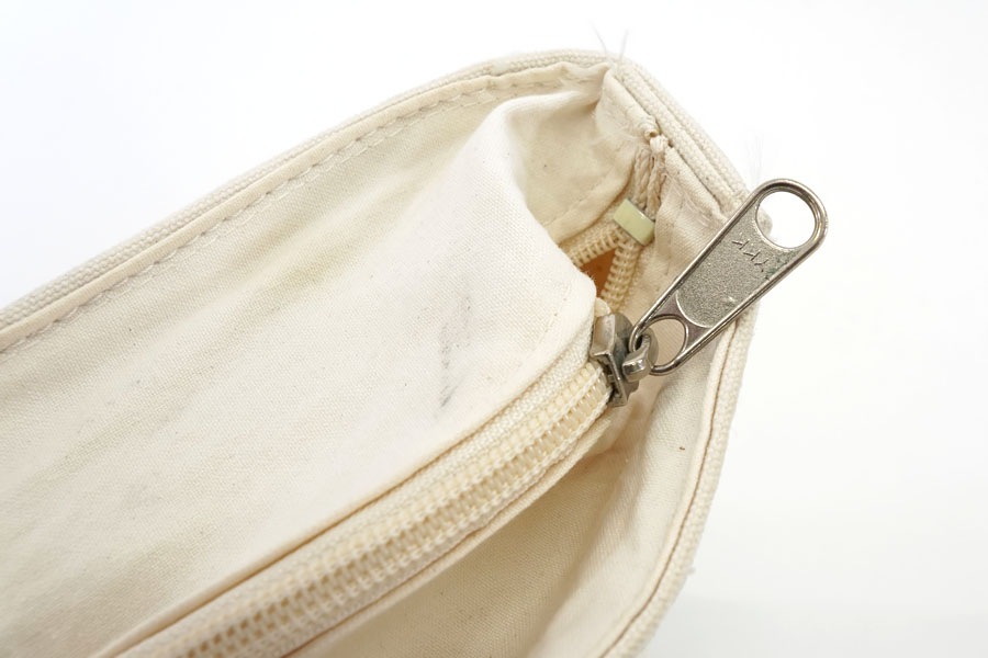 80's～ L.L.BEAN BOAT AND TOTE 生成り×グリーン ジッパータイプ
