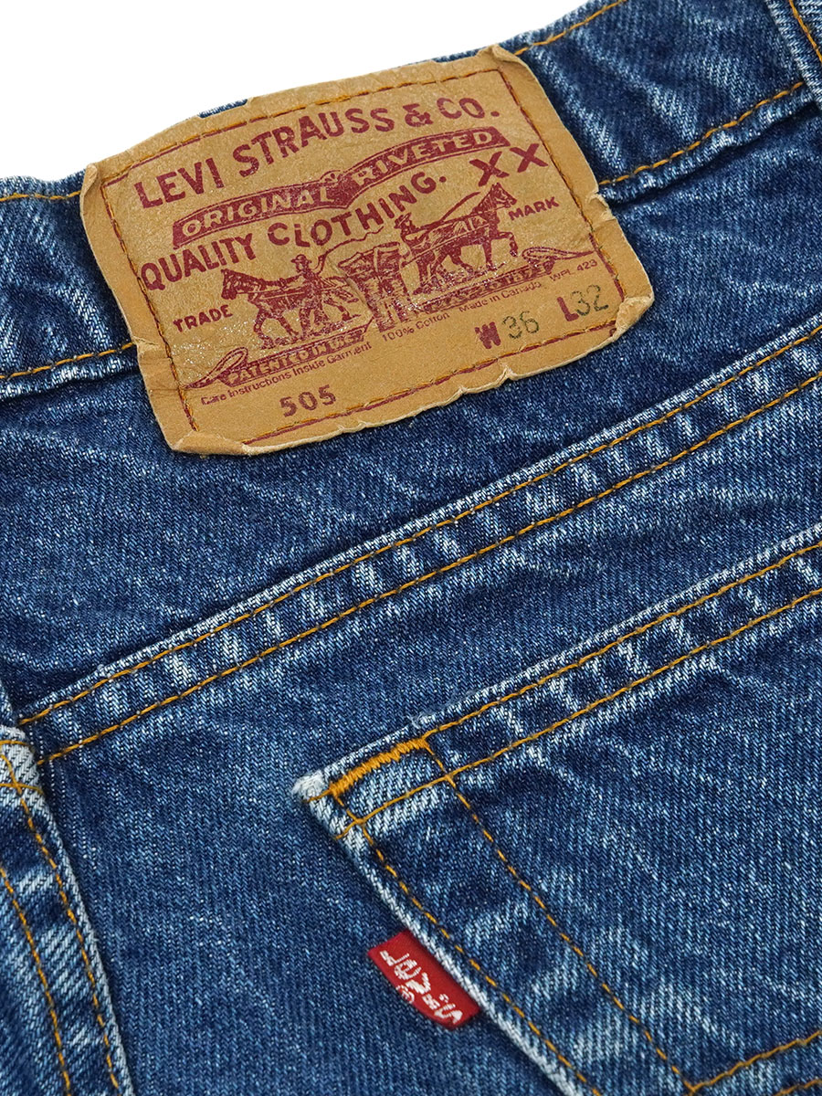 90's LEVI'S 505 デニムパンツ 良雰囲気 表記(W36 L32) CANADA製