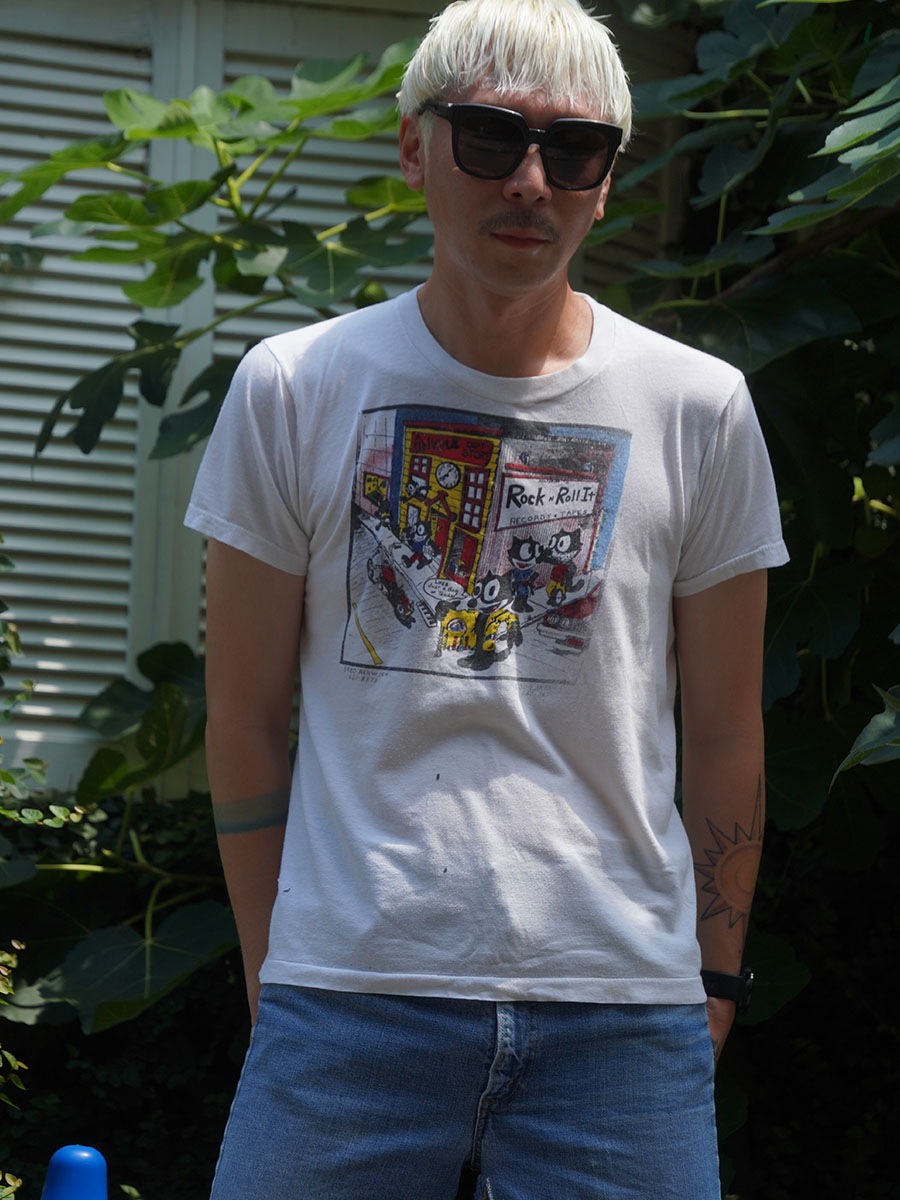 80'S SCREEN STARS ''フィリックス・ザ・キャット'' Tシャツ 表記(L) USA製