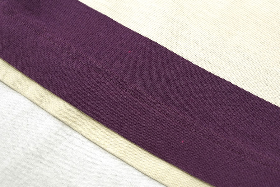 90's OLD GAP 100%コットン モックネック 太ボーダー カットソー 表記(XL) USA製