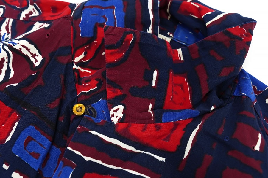 50'S SHAHEEN'S OF HONOLULU COTTON HAWAIIAN SHIRT (SIZE. X LARGE)