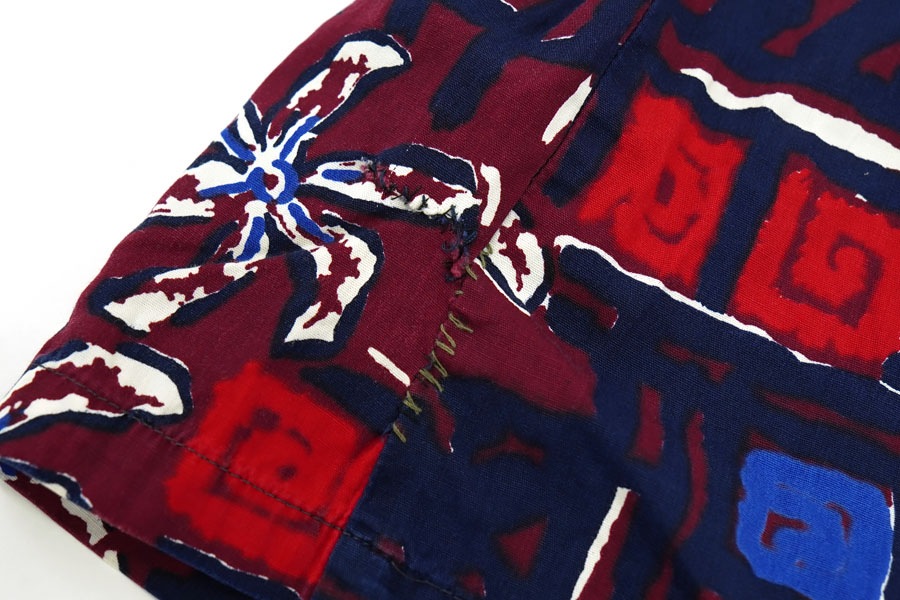 50'S SHAHEEN'S OF HONOLULU COTTON HAWAIIAN SHIRT (SIZE. X LARGE)