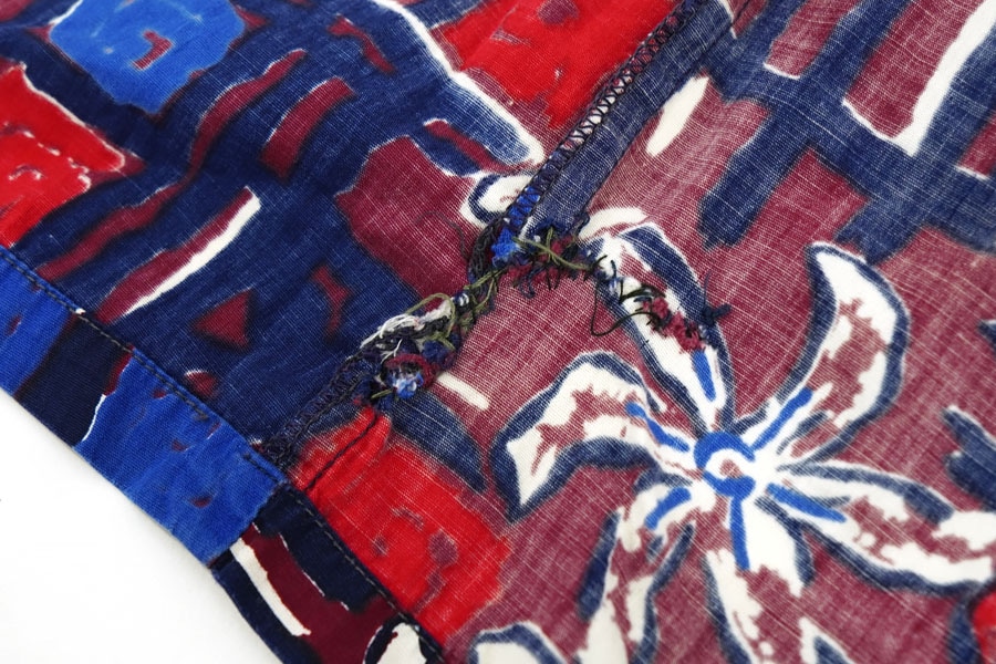 50'S SHAHEEN'S OF HONOLULU COTTON HAWAIIAN SHIRT (SIZE. X LARGE)