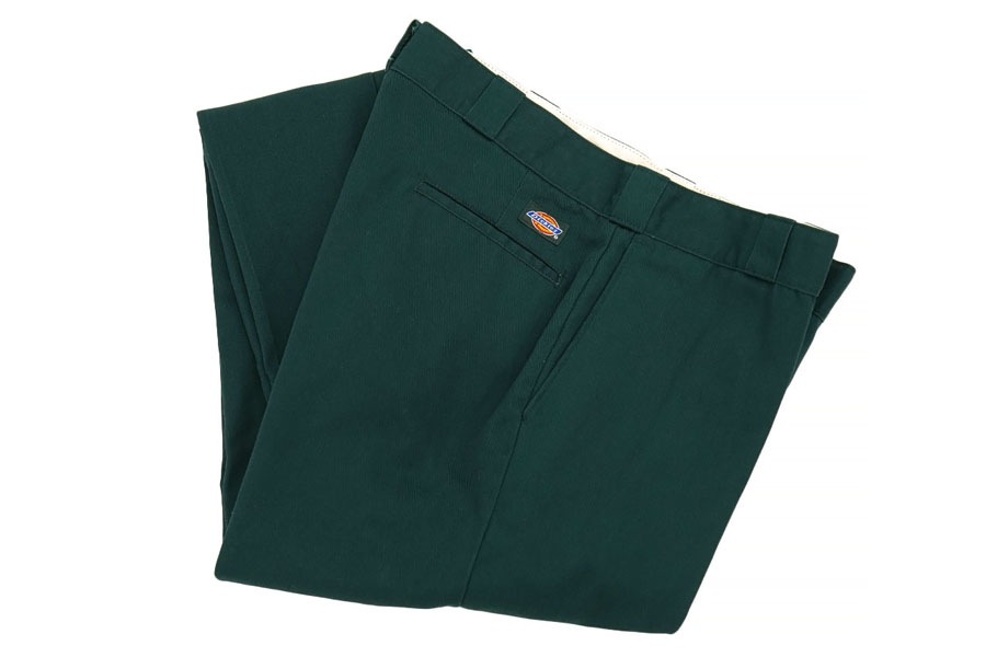90'S DICKIES WORK PANTS GREEN (SIZE. W38 L32) MADE IN USA | NEW