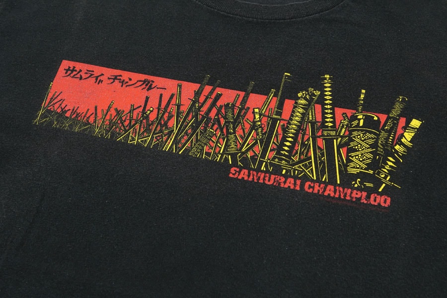 00's ''サムライチャンプルー/SAMURAI CHMPLOO'' Tシャツ 実寸(L)