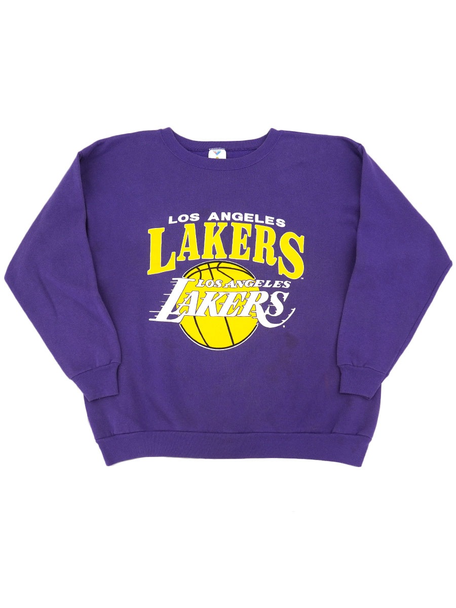 90's Artex ''LAKERS'' スウェット パープル 表記(2XL) USA製