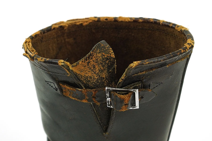 50's～ CHIPPEWA 縄タグ セパレートソール エンジニアブーツ ブラック 実寸(10位) 茶芯