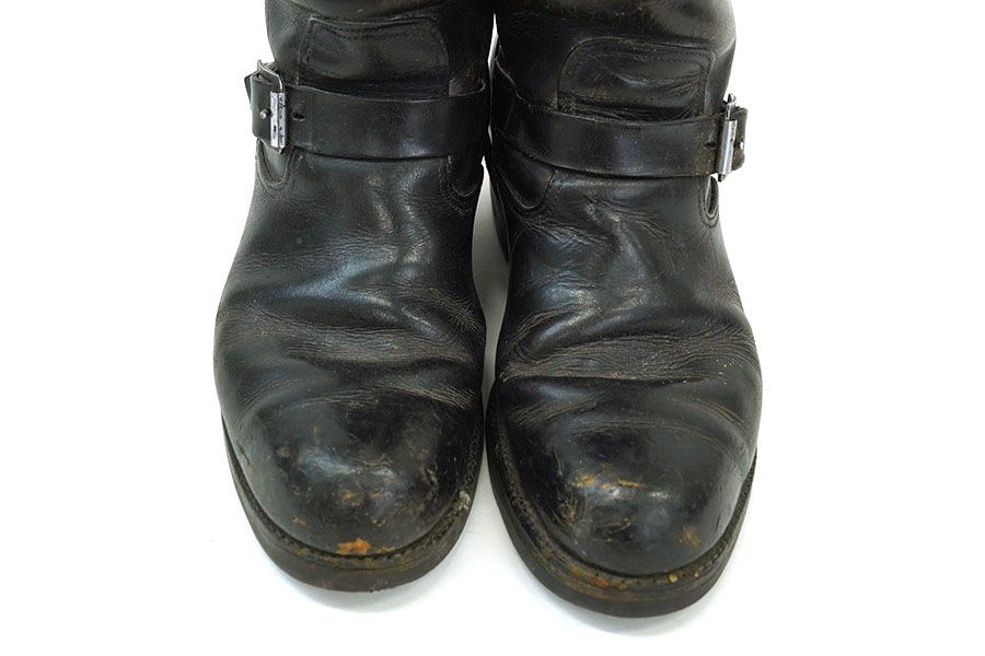 50's～ CHIPPEWA 縄タグ セパレートソール エンジニアブーツ ブラック