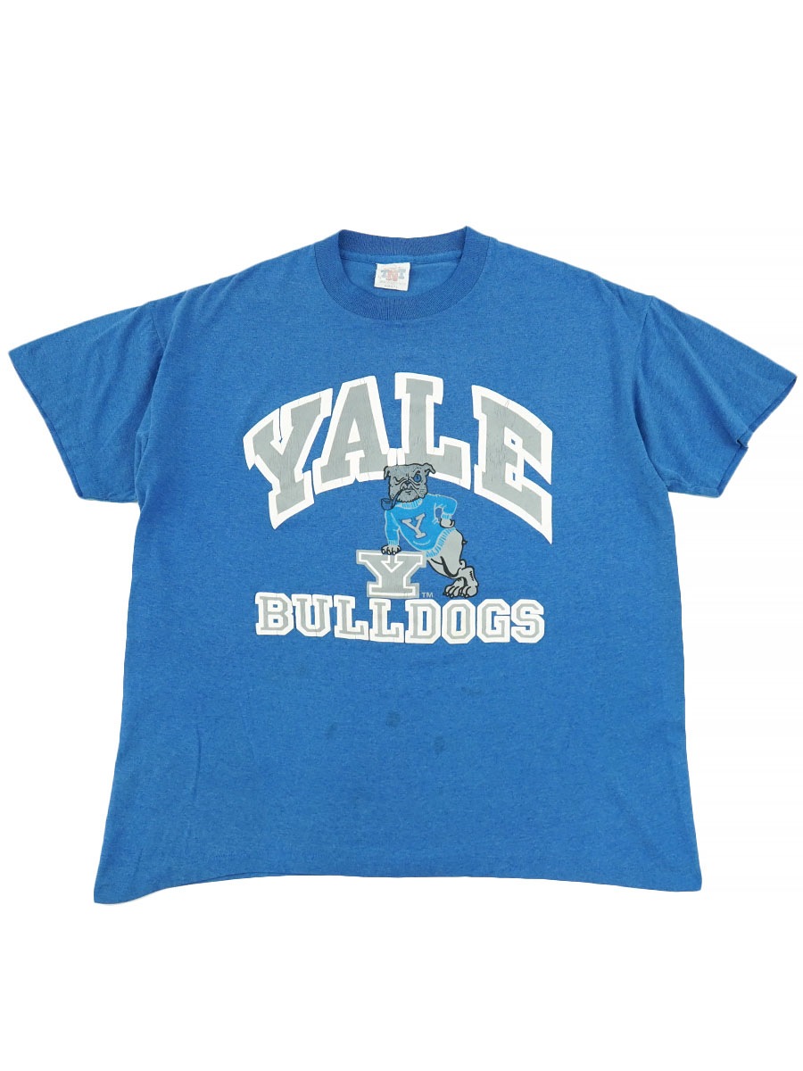 80's TNT ''YALE BULLDOGS'' Tシャツ 表記(L) USA製